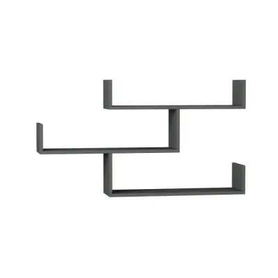 Raft suspendat TIBET, antracit, 120x22x67 cm