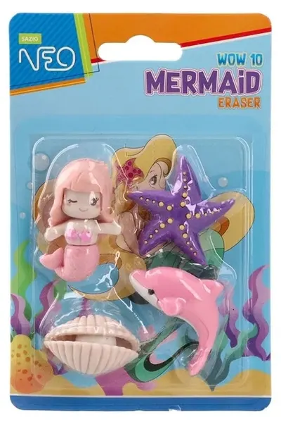 Set de radere Sazio - Mermaid, Wow 10, 4 bucăți