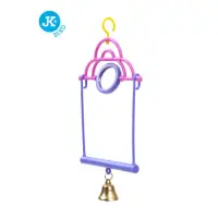 Jucarie pentru pasari JK Swing Oglina Clopotel 21 x 10,5 cm