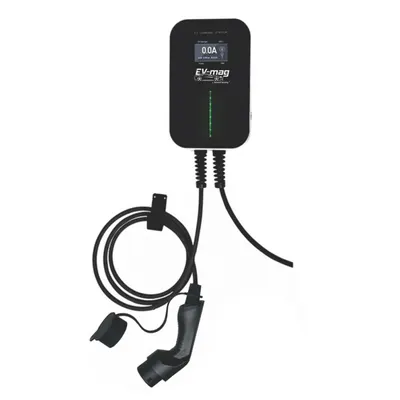 Statie incarcare masini electrice EV-MAG Besen BS20-BC2-APP, WiFi, Bluetooth, ecran LCD, 22 kW, Type 2, trifazat, control din aplicatie