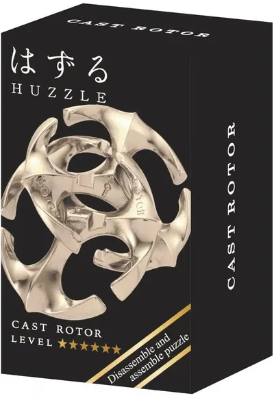 Puzzle logic metalic Hanayama - Mini Huzzle Cast Rotor, silver