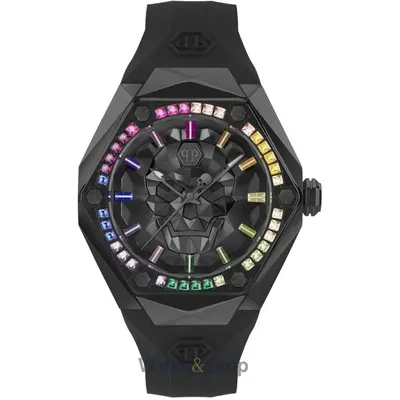 Ceas Philipp Plein Philipp Plein PWPWA0524 Mens Watch The $kull Spikes 46mm 5ATM