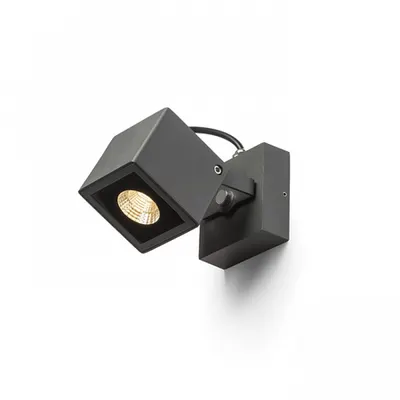 BORA Corp de iluminat aplica gri antracit 230V LED 6W 44° IP54 3000K