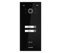 Videointerfon de exterior Electra VPH.02S03.ELBTL, 2 familii, negru, montaj aparent