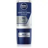 NIVEA MEN Derma Dry Control deodorant roll-on antiperspirant pentru barbati