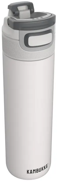 Sticlă de apă cu perete dublu Kambukka Elton Insulated - Snapclean, 600 ml, Chalk White