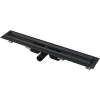 Rigola dus faiantabila neagra, iesire laterala 750 mm Alcadrain APZ101BLACK-750
