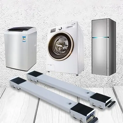 Set 2 x Suport mobil extensibil cu roti, pentru mutare electrocasnice