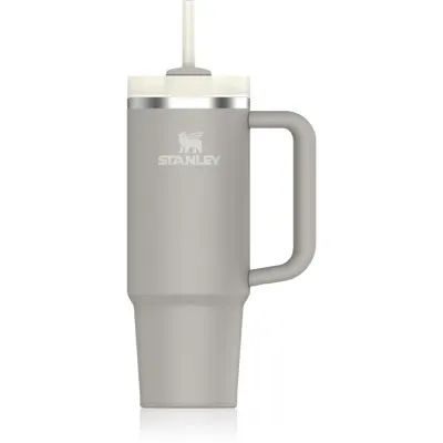 Stanley Quencher H2.O FlowState™ Tumbler pahar din oțel inoxidabil cu pai medium Ash 1 buc