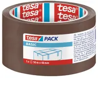 Bandă de ambalare Tesa Basic - Maro, 48 mm х 50 m