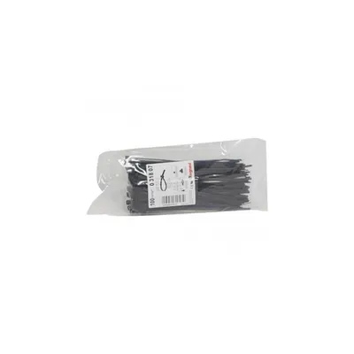 Brida - adancime 4.6 mm - L. 180 mm - sachet 100 pcs - negru