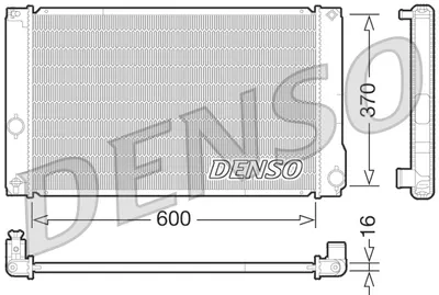 Radiator racire motor potrivit TOYOTA AURIS, PRIUS, PRIUS PLUS 1.8H