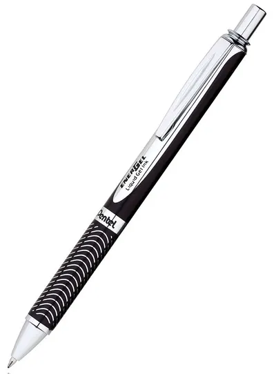 Roller automat Pentel BL 407 - Negru, in cutie