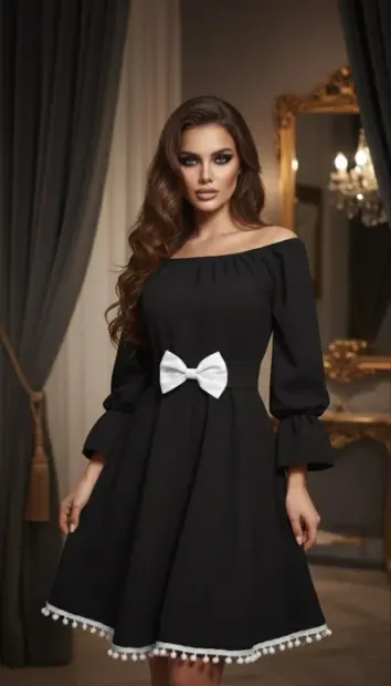 Rochie Traditionala Stilizata Bianca 2
