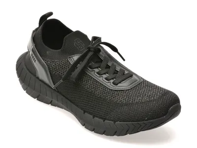 Pantofi sport BOSS negri, 2620, din material textil