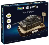 3D Puzzle Revell din 200 piese - Tanc german Tiger I