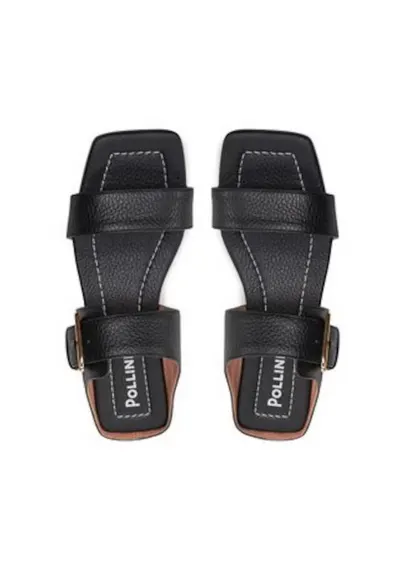 Papuci dama 303874421 - Piele naturala - Negru - Negru