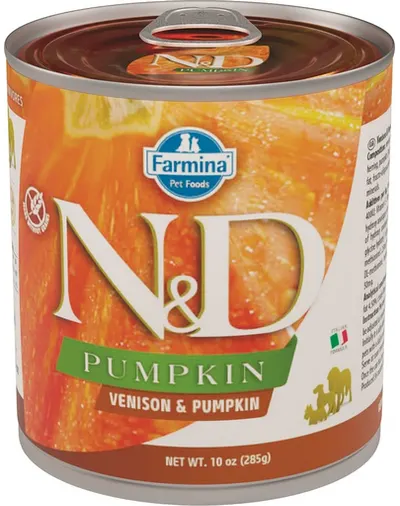 FARMINA N&D Pumpkin hrană umedă - căprioară și dovleac 285 g