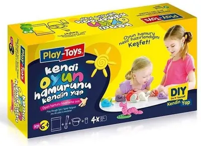 Kit creativ Play-Toys - Fa-ti, singur plastilina