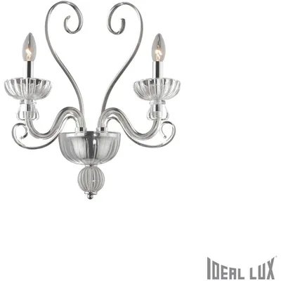 aplica Alexander, 2 becuri, dulie E14, L:380 mm, H:480 mm, Transparent