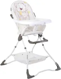 Scaun înalt Lorelli - Bonbon Teddy Bear, alb