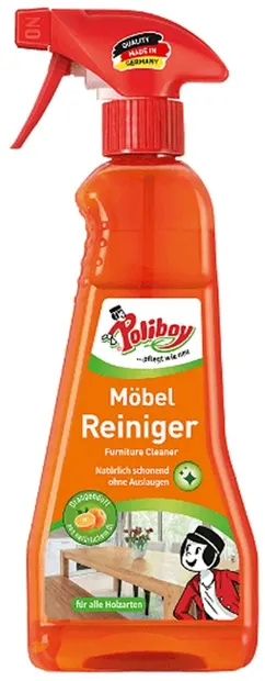 Spray de curățare a mobilierului Poliboy - pentru lemn, 375 ml