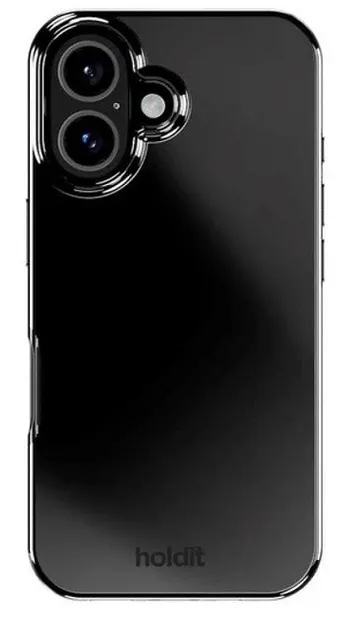 Husa Holdit - Mirror, iPhone 16, MagSafe, negru