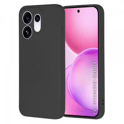 Husa pentru Oppo Reno16, Techsuit, SoftFlex, Neagra