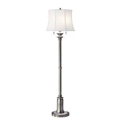 Lampa de podea Stateroom 2 Light Floor Lamp – Antique Nickel