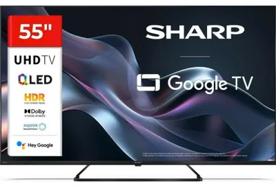 Televizor smart Sharp – Aquos 55HP6265E, 55", QLED, 4K, negru
