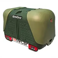 Cutie portbagaj pe carligul de remorcare Towbox V2 Verde