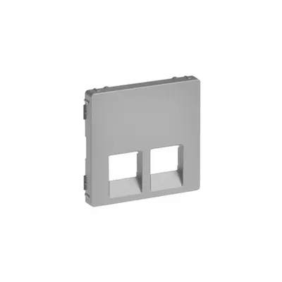 Capac Valena Life - double RJ 45/RJ 11 or RJ 45 + RJ 11 priza - aluminiu