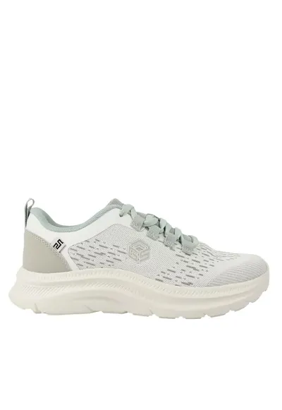 Pantofi sport - dama - D100-CL30062 alb - textil - Alb