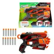 Pistol mecanic + 12 sageti, Foam Strikex