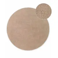 Covor bej țesut manual rotund din lână ø 200 cm Greenwich – Ted Baker