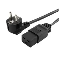 Cablu alimentare pentru Server Lanberg CA-C19C-10CC-0018-BK, CEE 7/7->C19 16A 1.8m