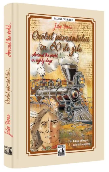 Ocolul Pământului în 80 de zile (ediție bilingvă) - Paperback brosat