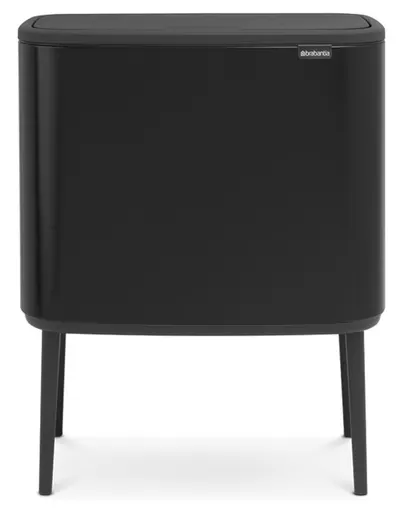 Coș de gunoi Brabantia - Bo Touch, 11 + 23 l, Matt Black