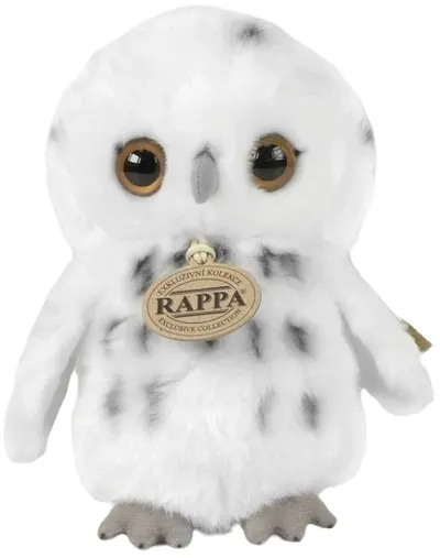 Jucărie de pluș Rappa Eco Friends - Bufniță polară, 18 cm