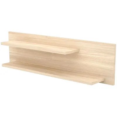 Raft dublu de perete Eva 100 cm natur