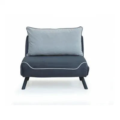 Fotoliu FOLDY MIDI extensibil, antracit, 100x73x85 cm