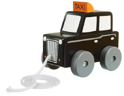 Jucarie de tragere Orange Tree Toys - British Collection, Taxi