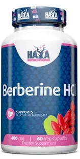Berberine HCl, 400 mg, 60 capsule, Haya Labs