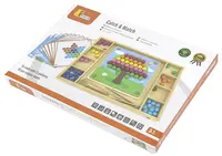 Set de joacă Viga - Mozaic de concentrare, cu pensete