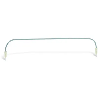 Push-in type wire jumper; insulated; wire length 250 mm; Conductor cross section 0.75 mm²; suitable for 2000 and 2020 Series rail-mounted terminal blocks; gray