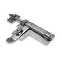 Zavor cu inel, lungime 270 mm, surub galvanizat, blocare cu lacat, inchidere reglabila, argintiu