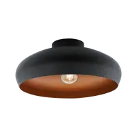 Lampa tavan MOGANO negru, copper 220-240V,50/60Hz IP20