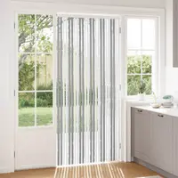 vidaXL Perdea pentru insecte din chenille Gri și alb 100 x 220 cm