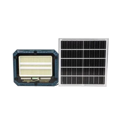 Proiector LED, IP66, Telecomanda, 600W, Incarcare Solara, Panou Separat