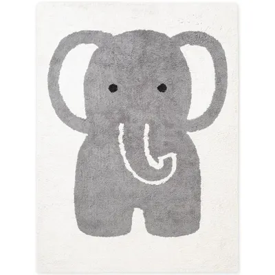 Covor pentru copii gri/crem lavabil/țesut manual din bumbac 140x200 cm Snuggle Emil – Hanse Home